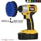 Drill Brush Power Scrubber By Useful Products 4 in W 4 in L Brush, Blue 4in-S-B-QC-DB - alternate 2